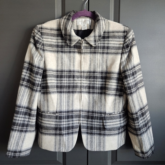 Jones New York 100% Wool Womens Jacket Sz 12P - Picture 1 of 6